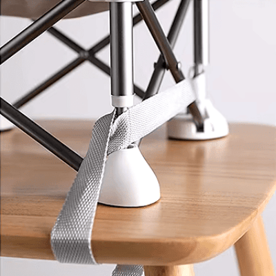 Chaise Pliante - BabyBoosterSeat™ - Gris - Bébé Voyage ALM