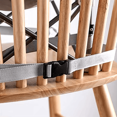 Chaise Pliante - BabyBoosterSeat™ - Gris - Bébé Voyage ALM