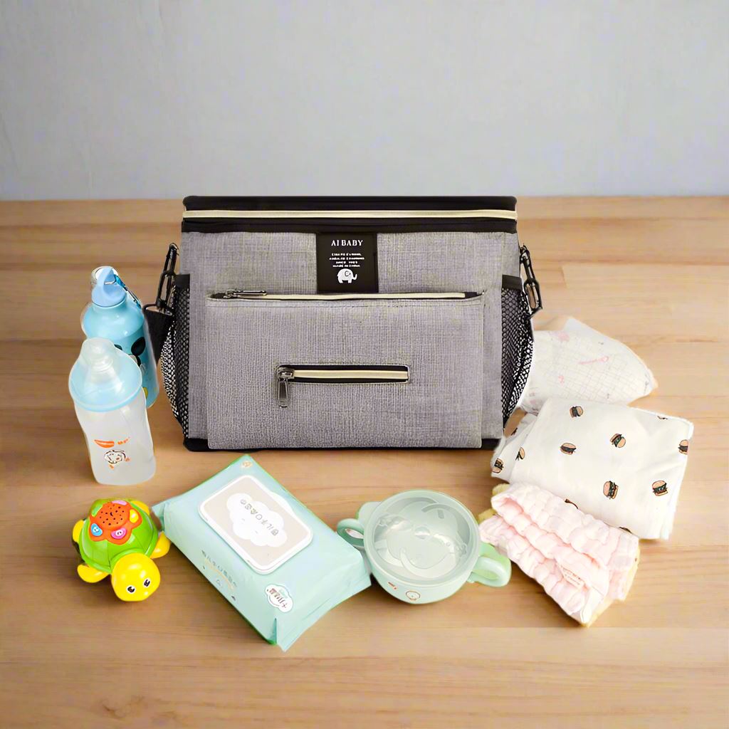 Sac à Langer - BabyTravel™ - Gris - Bébé Voyage ALM