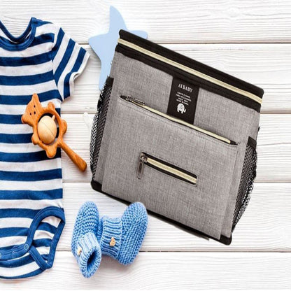 Sac à Langer - BabyTravel™ - Gris - Bébé Voyage ALM