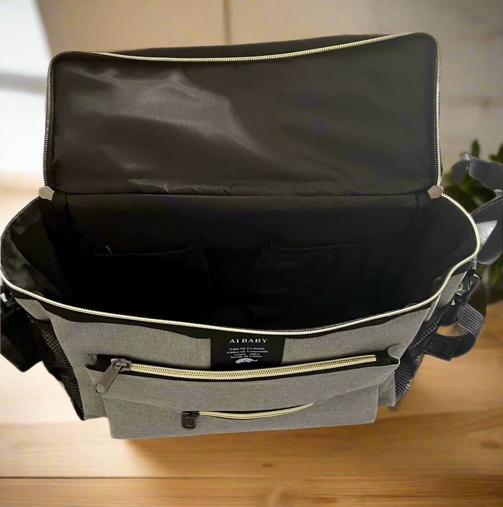 Sac à Langer - BabyTravel™ - Gris - Bébé Voyage ALM