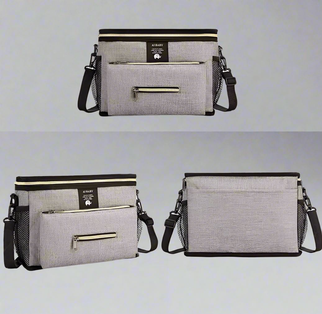 Sac à Langer BabyTravel™ Gris recto verso